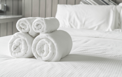 White towel bedroom interior White towel bedroom interior